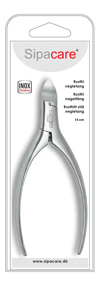 SipaCare Negletang Inox stål - 14 cm.