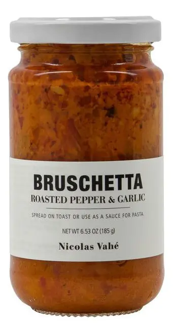 Nicolas Vahé Bruschetta - Roasted peppers & garlic - 185 g.