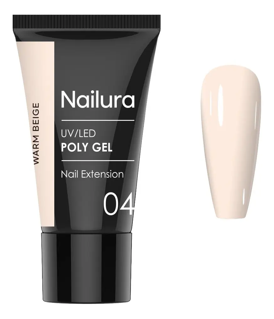Nailura Poly Gel 04 - Warm Beige - 30 g.
