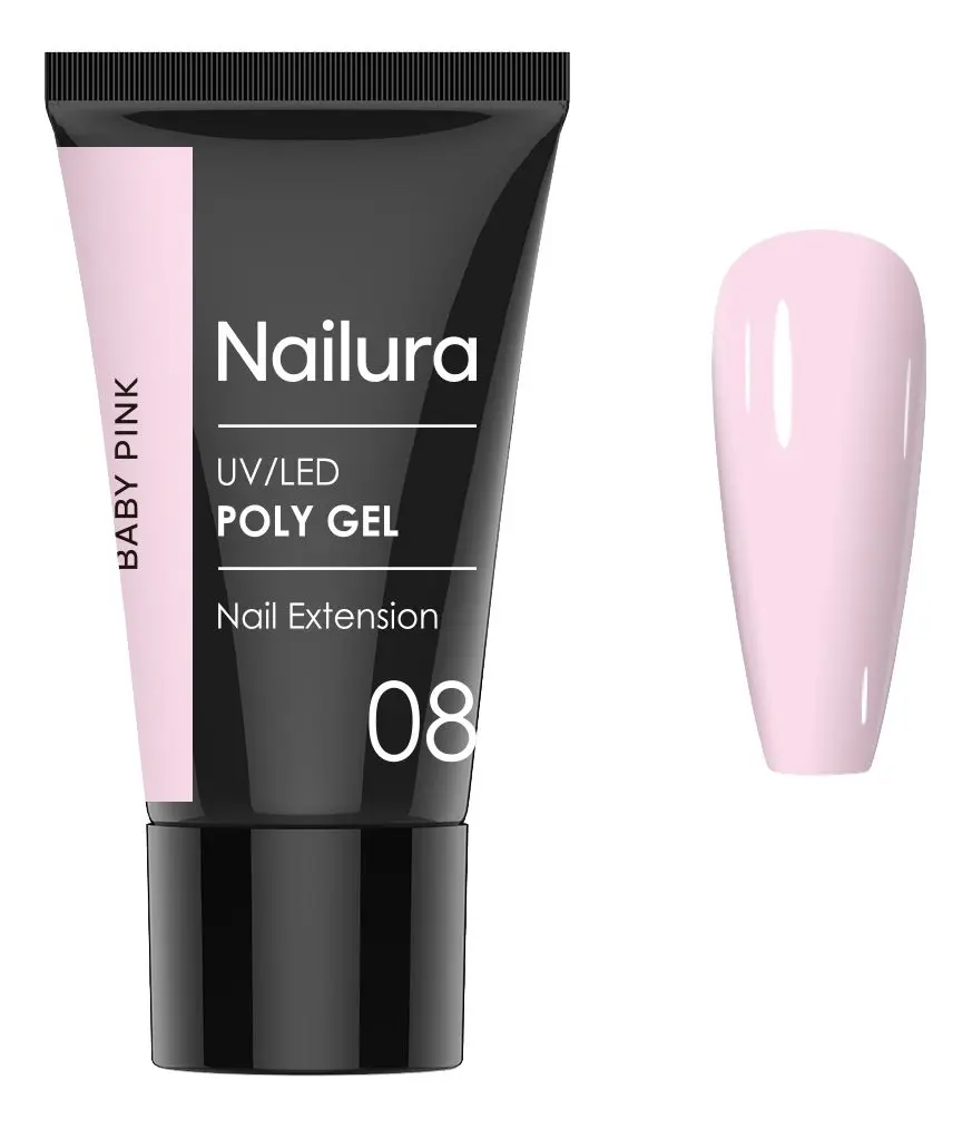 Nailura Poly Gel 08 - Baby Pink - 30 g.
