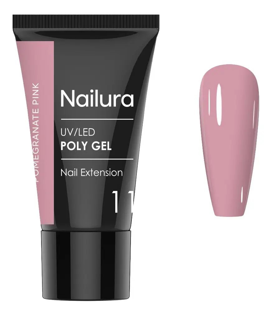 Nailura Poly Gel 11 - Pomegranate Pink - 30 g.