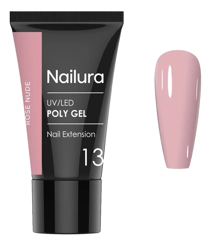 Nailura Poly Gel 13 - Rose Nude - 30 g.