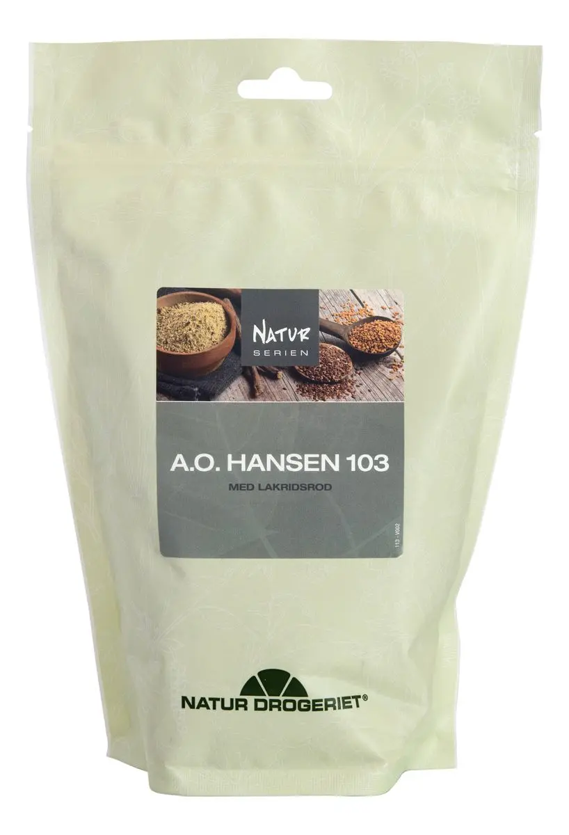 Natur-Drogeriet A.O. Hansen 103 m. lakris - 400 g.