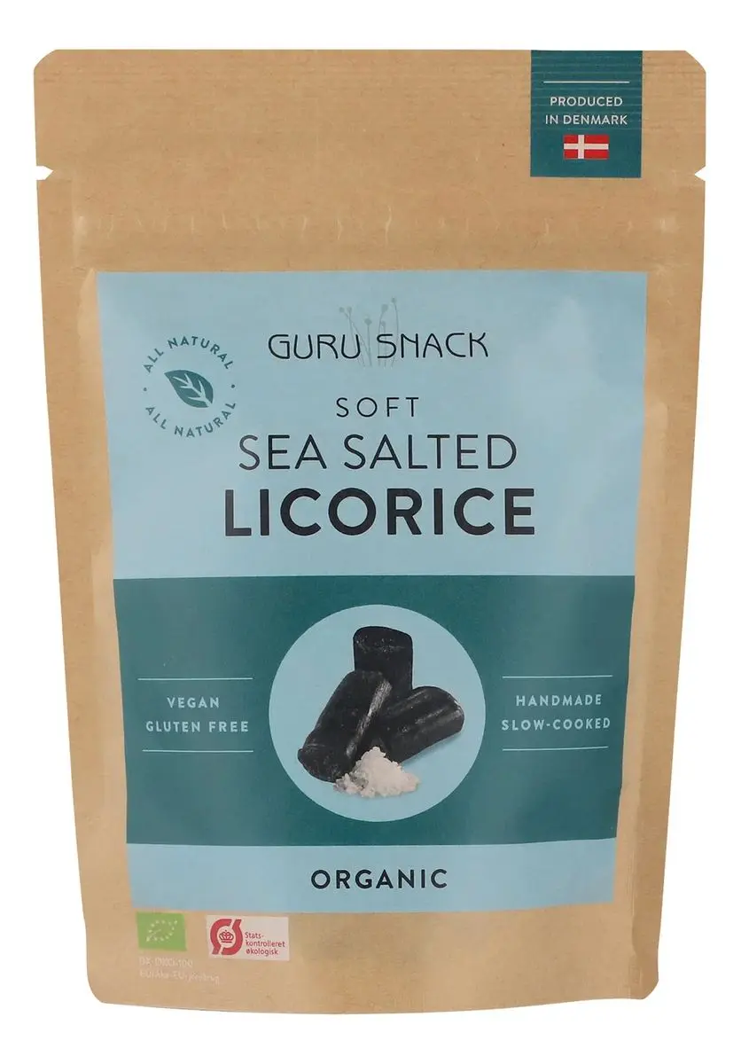 Guru Snack Sea Salted Licorice - 100 g.