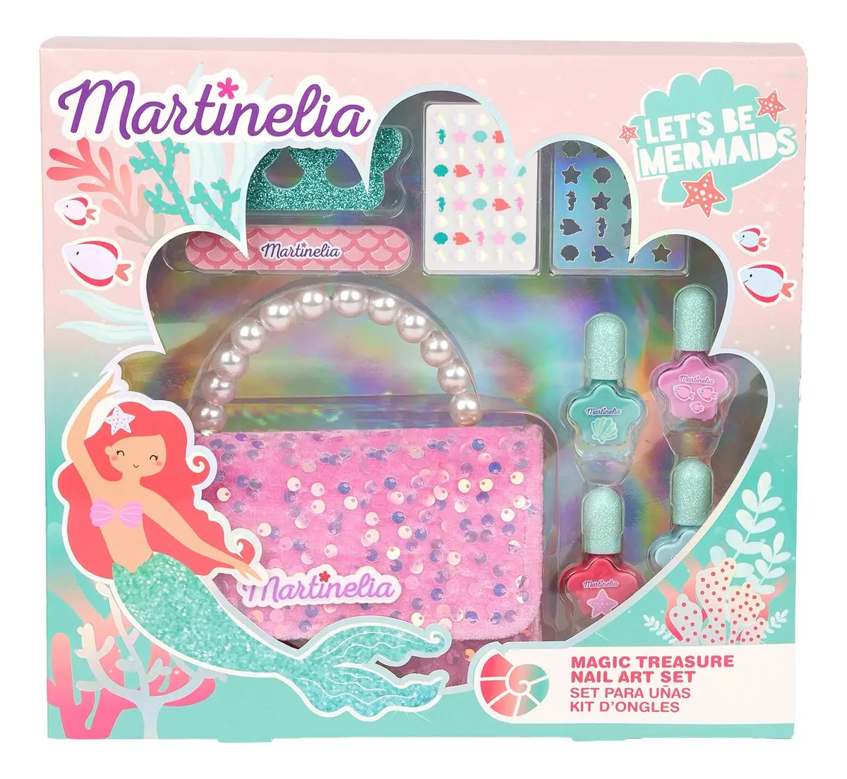 Martinelia Let's Be Mermaids Treasure Nail Art Set - 1 sett