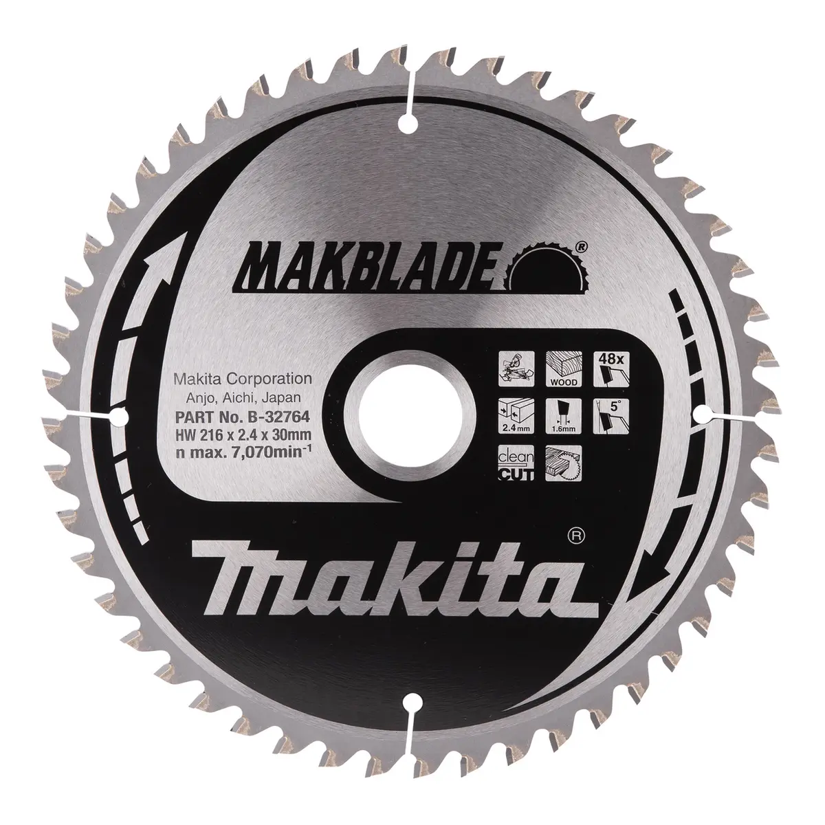 MAKITA SIRKELSAGBLAD 216X30X48T B-32764