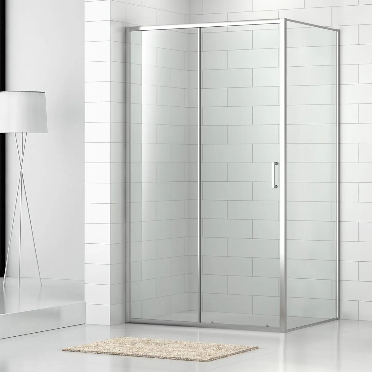 CELESTE FASTO SIDEVEGG 78.5-80 CM M/ SIKKERHETSFOLIE, KROM