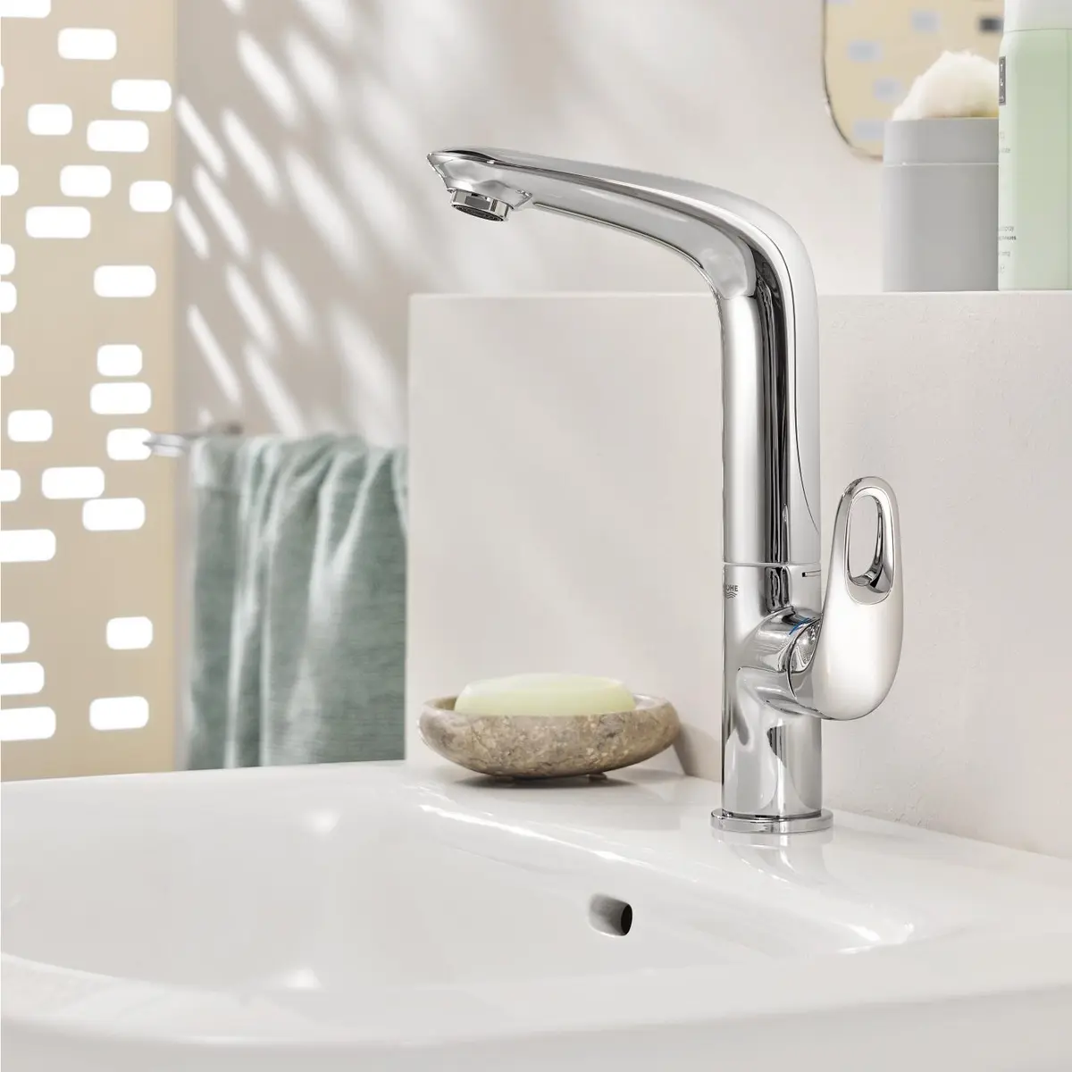 GROHE EUROSTYLE SERVANTBATTERI LARGE M/OPPLØFTSVENTIL