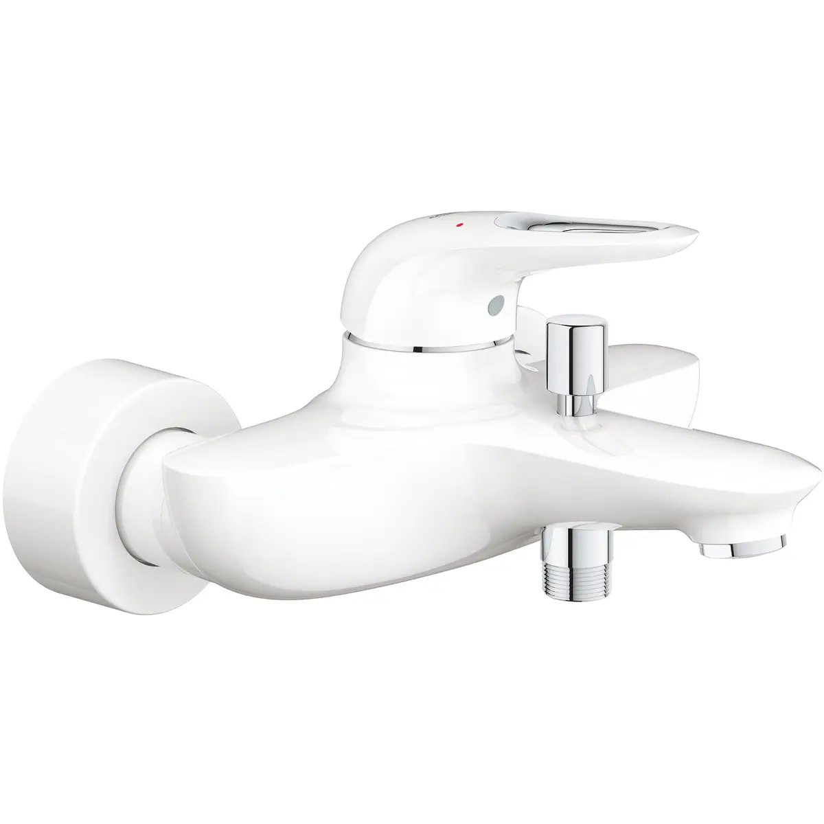 GROHE EUROSTYLE KAR- OG DUSBATTERI, HVIT