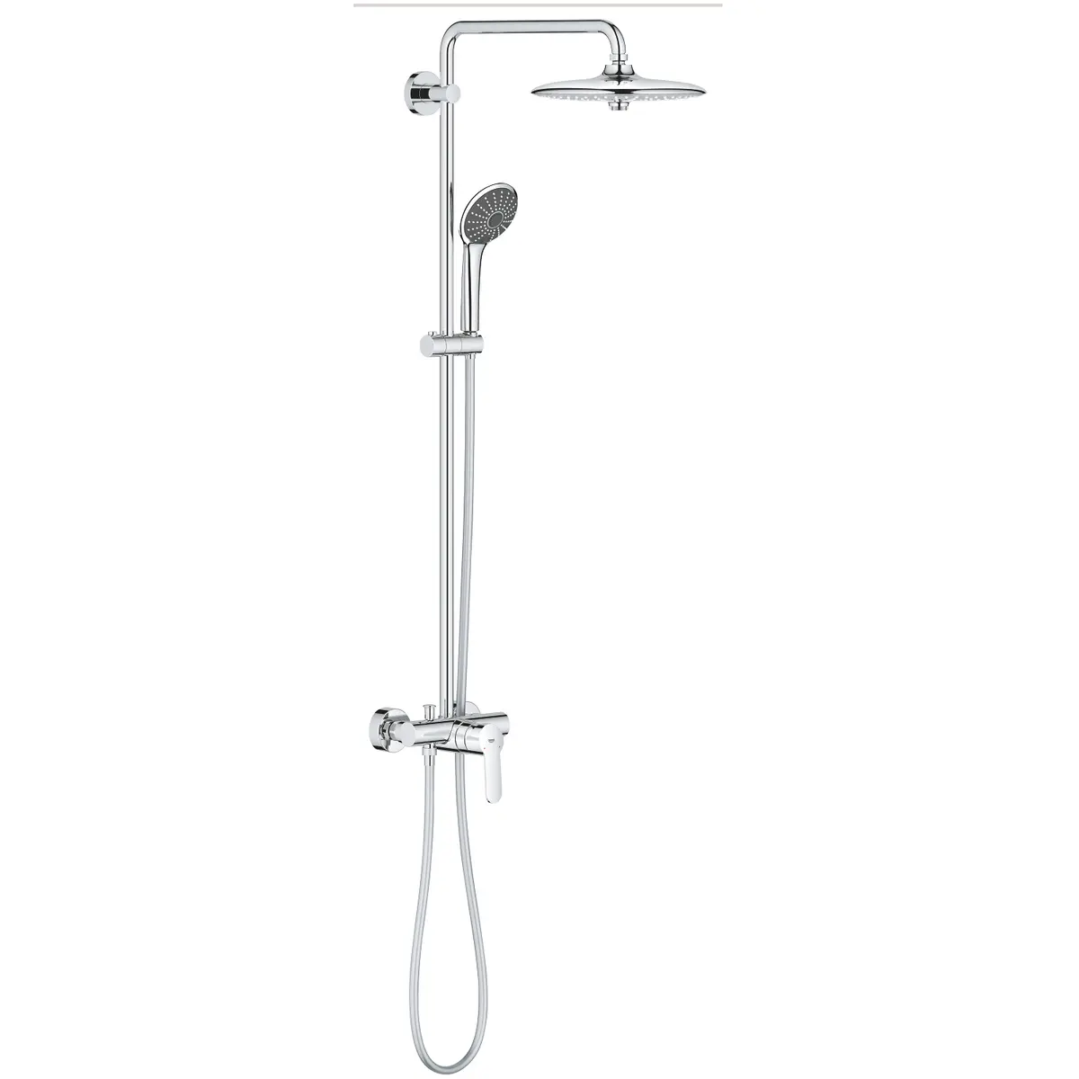 GROHE VITALIO JOY 260 DUSJSETT M/1-GREPS DUSJBATTERI, KROM