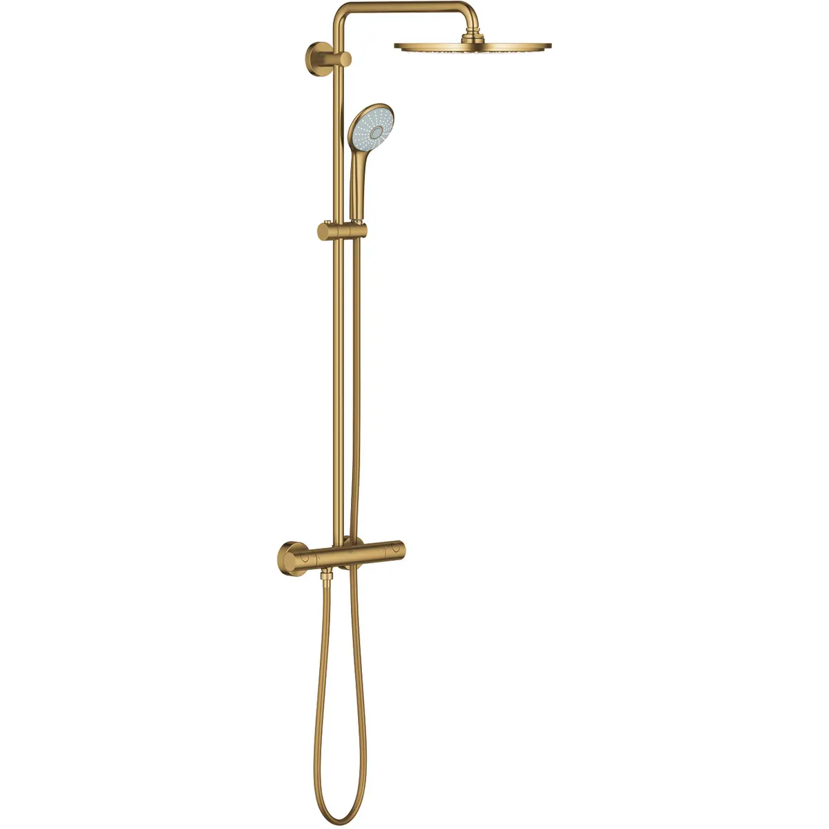 GROHE EUPHORIA DUSJSETT M/ TERMOSTATISK DUSJARMATUR, BØRSTET COOL SUNRISE