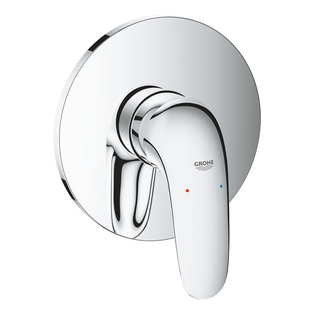 GROHE EUROSTYLE SOLID DUSJBATTERI FOR INNBYGGING KROM