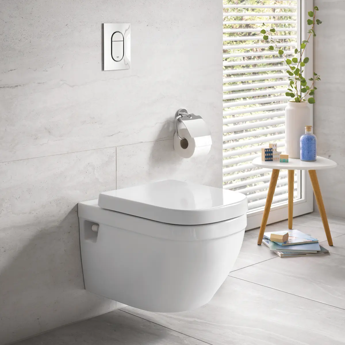 GROHE EURO VEGGSKÅL RIMLESS ALPINHVIT