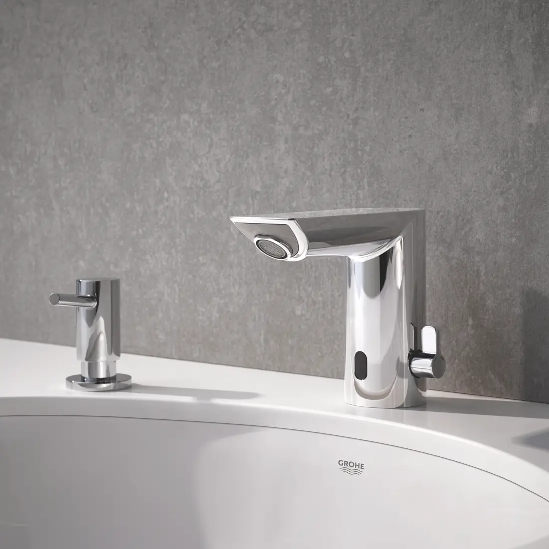 GROHE BAUCOSMO E SERVANTARMATUR KROM 6V SENSOR