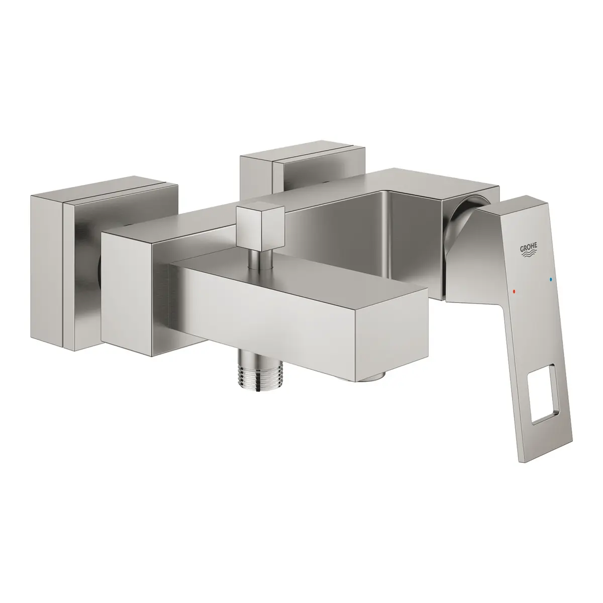 GROHE EUROCUBE BADEKARBATTERI SUPERSTEEL