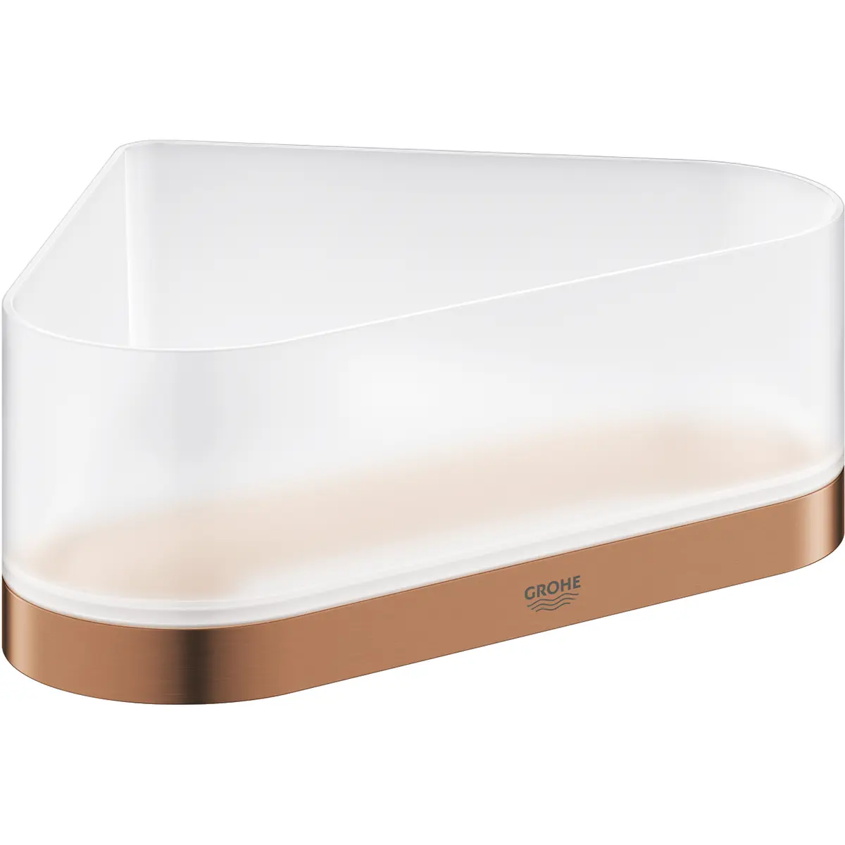 GROHE SELECTION DUSJHYLLE M/HOLDER TIL HJØRNE BØRSTET WARM SUNSET