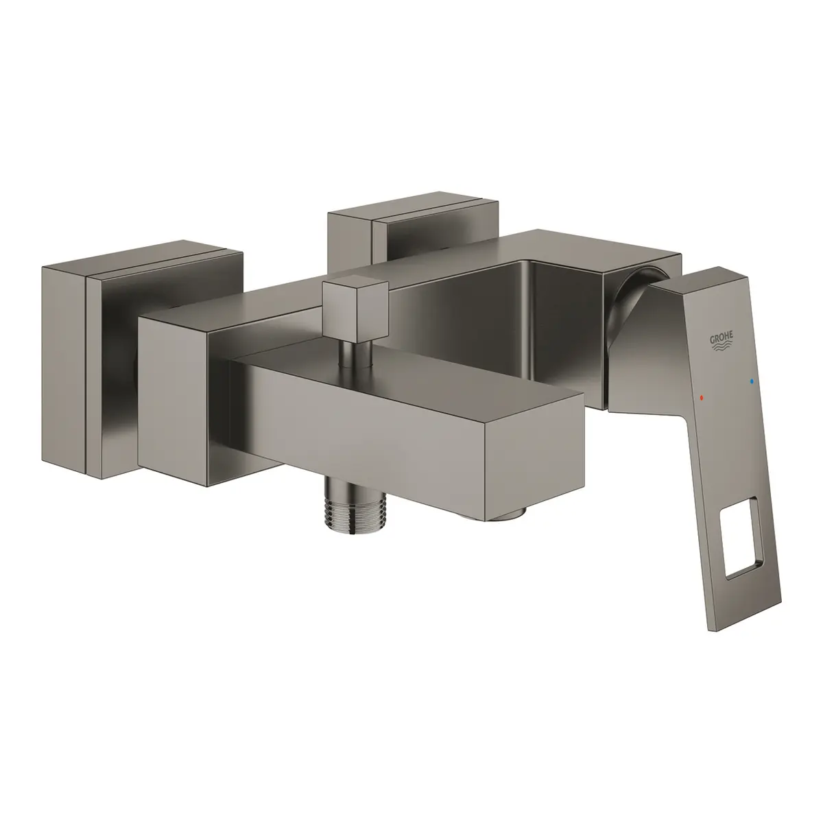 GROHE EUROCUBE BADEKARBATTERI BØRSTET HARD GRAFITT