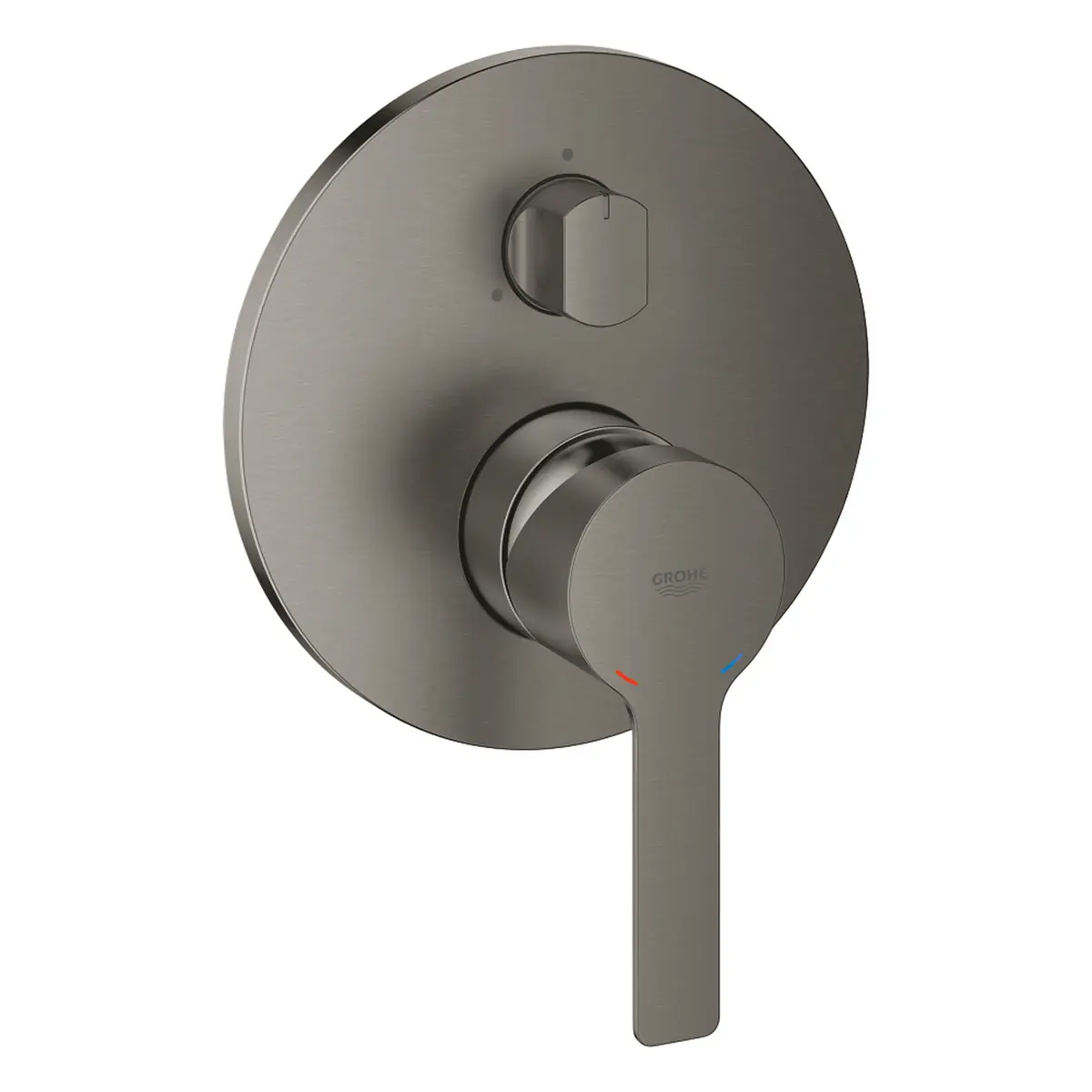 GROHE LINEARE ETTGREPSBATTERI FOR INNBYGGING M/3 UTLØP BØRSTET HARD GRAFITT
