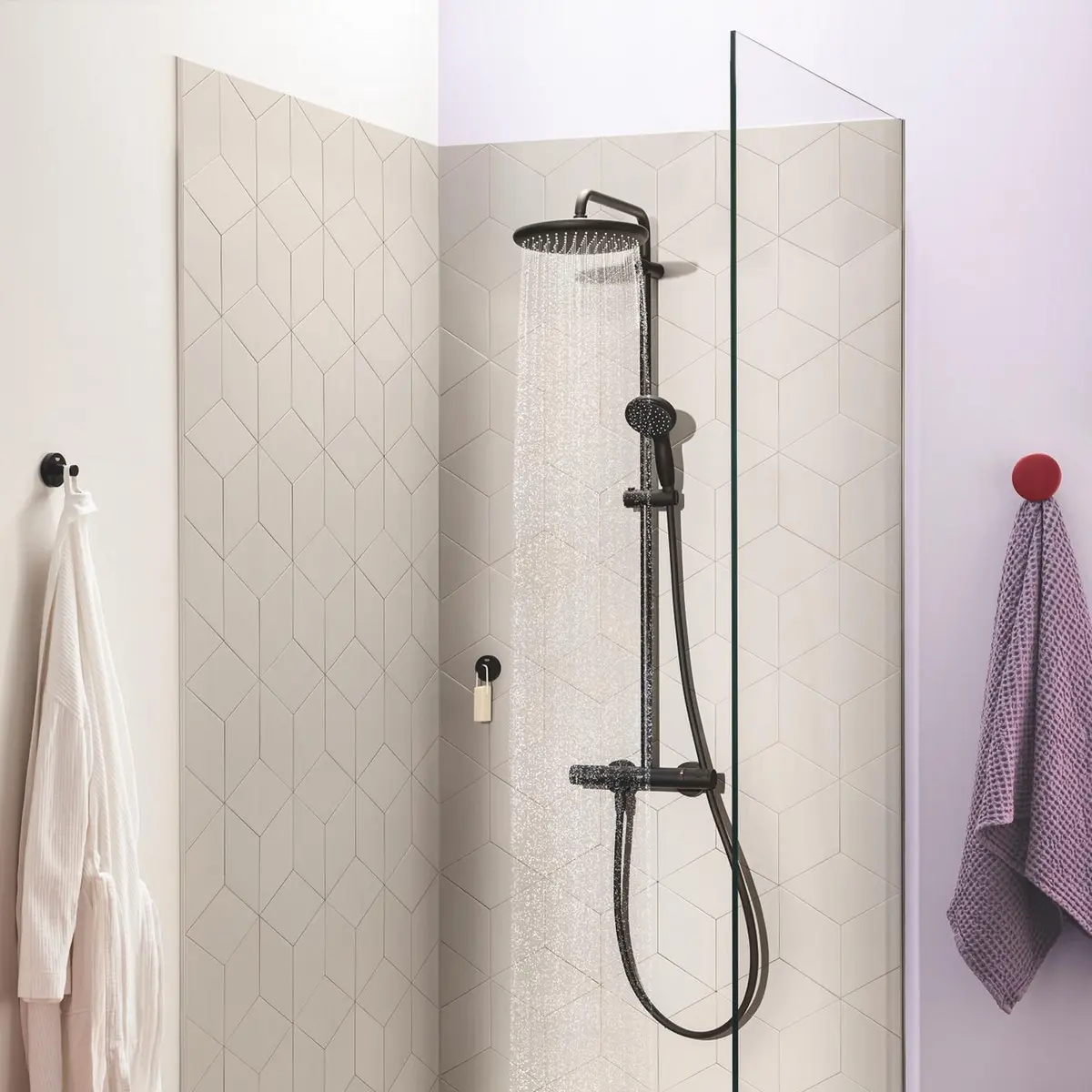 GROHE VITALIO START 250 DUSJSYSTEM ROUND SORT/24