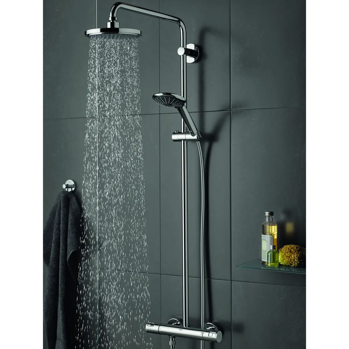 GROHE VITALIO JOY 180 DUSJSYSTEM 12L KROM