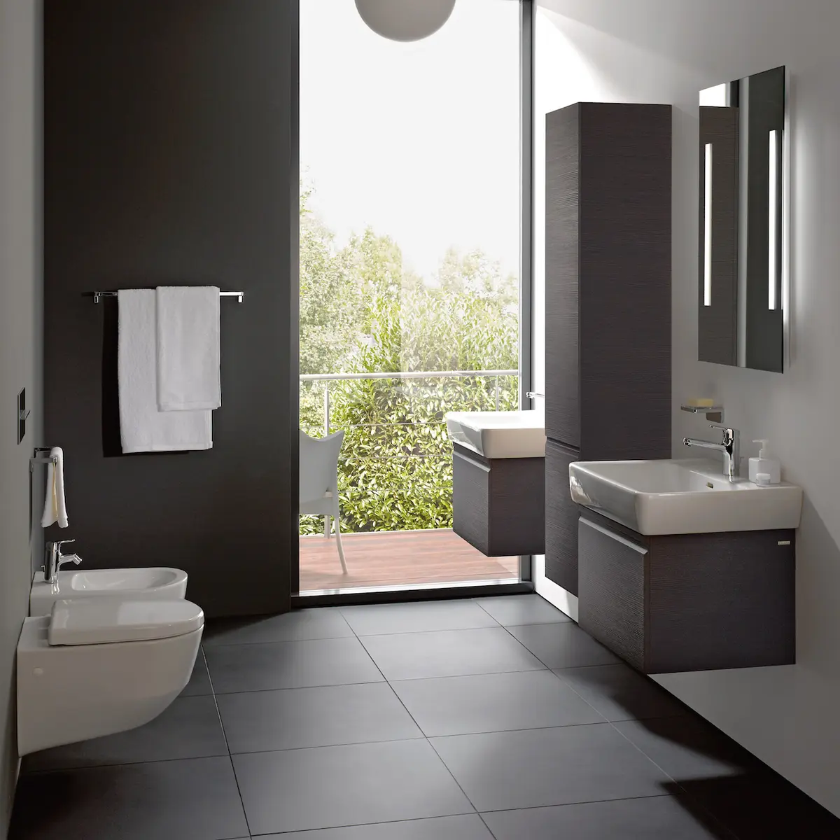 LAUFEN PRO SERVANTSKAP 52 CM 1 SKUFF WENGE