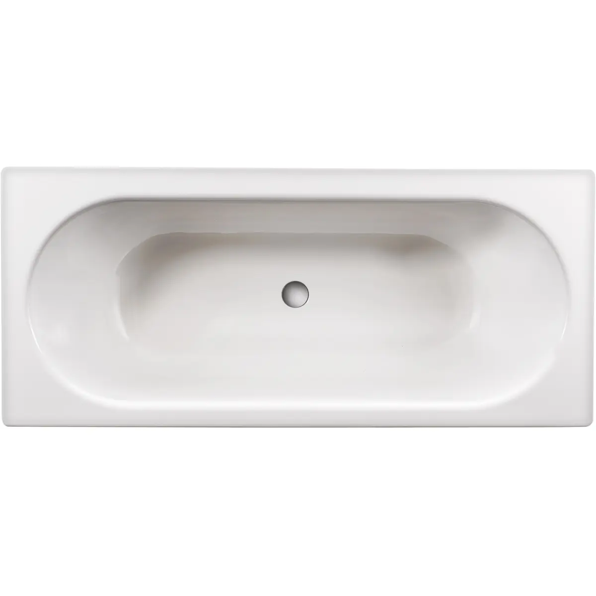 GUSTAVSBERG 1603 DUO BADEKAR U/FRONT OG BENSETT 1600X700 HVIT