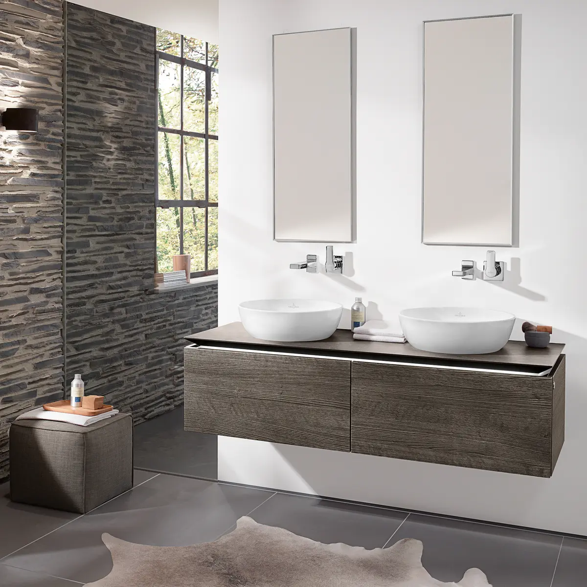 V&B ARTIS SERVANT C+ Ø43 HVIT ALPIN