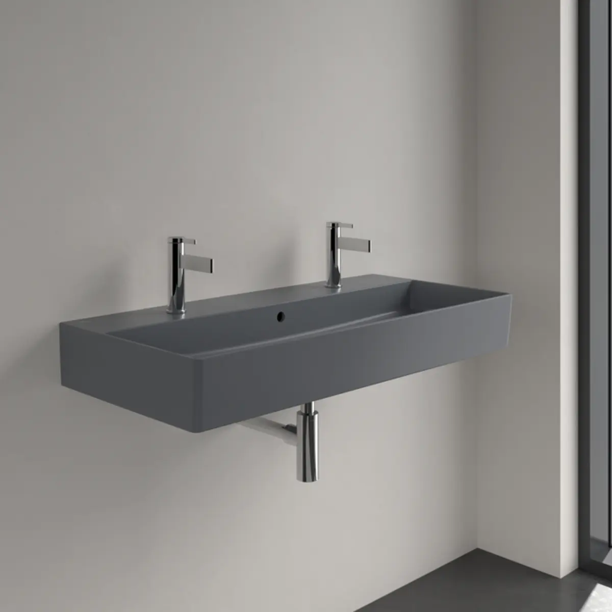 V&B MEMENTO 2.0 DOBBEL SERVANT C+ 100X47 GRAPHITE