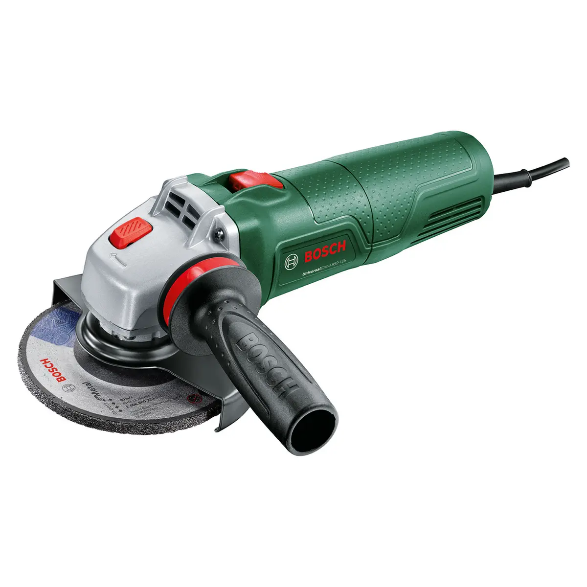 BOSCH VINKELSLIPER 850-125 2XKAPP 1XSLIPESKIVE