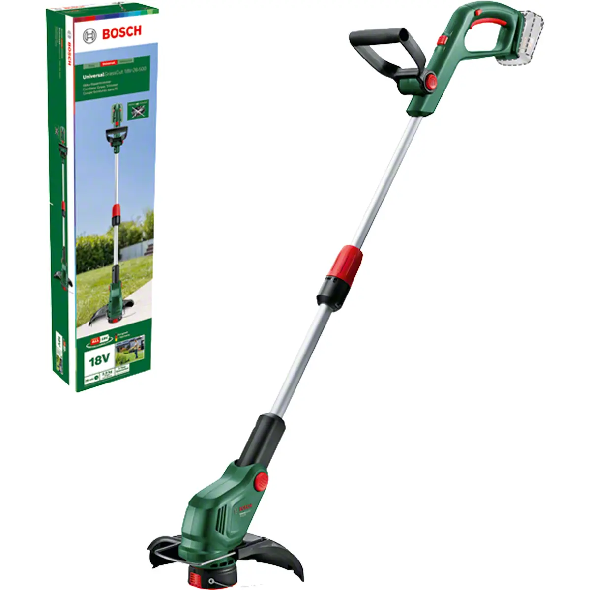 BOSCH GRESSTRIMMER UNIGRASSCUT 18V-26-500 SOLO