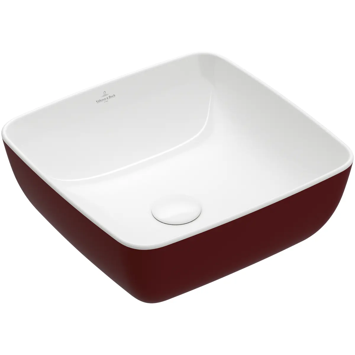 V&B ARTIS SERVANT 41X41 BORDEAUX