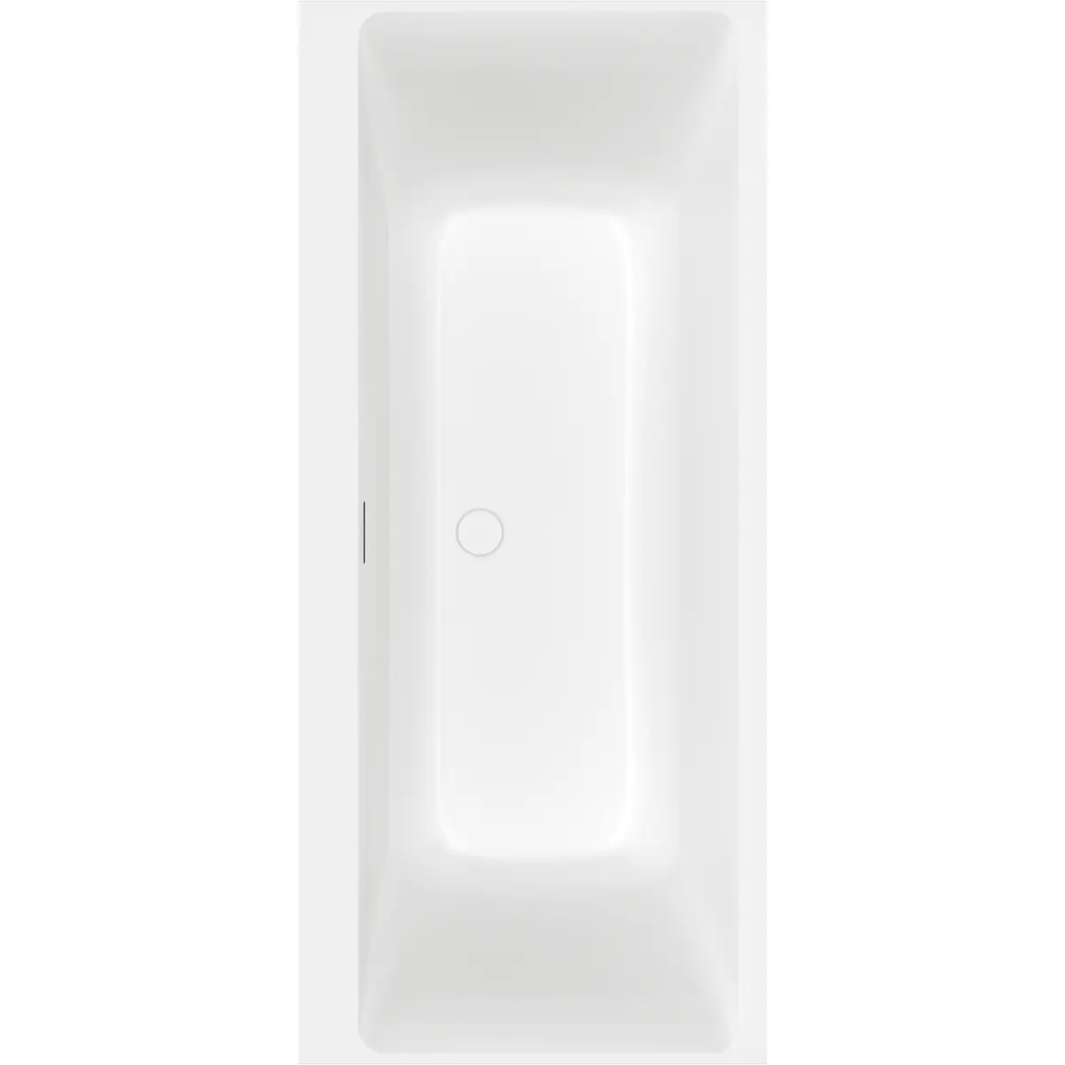 V&B SUBWAY 3.0 BADEKAR 170X75 FOR INNBYGGING STONE WHITE M/SILENTFLOW VANNPÅFYLLING