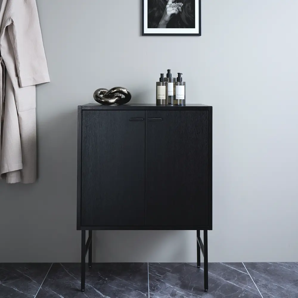 GUSTAVSBERG ARTIC VEGGSKAP 60X32 SORT ASK FINER