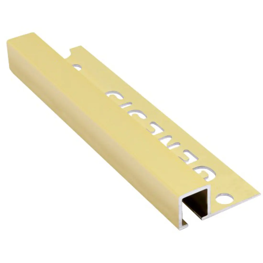 GENESIS HJØRNELIST UTV. 10 MM FIRKANT TDP BLANK MESSING 2,5 M