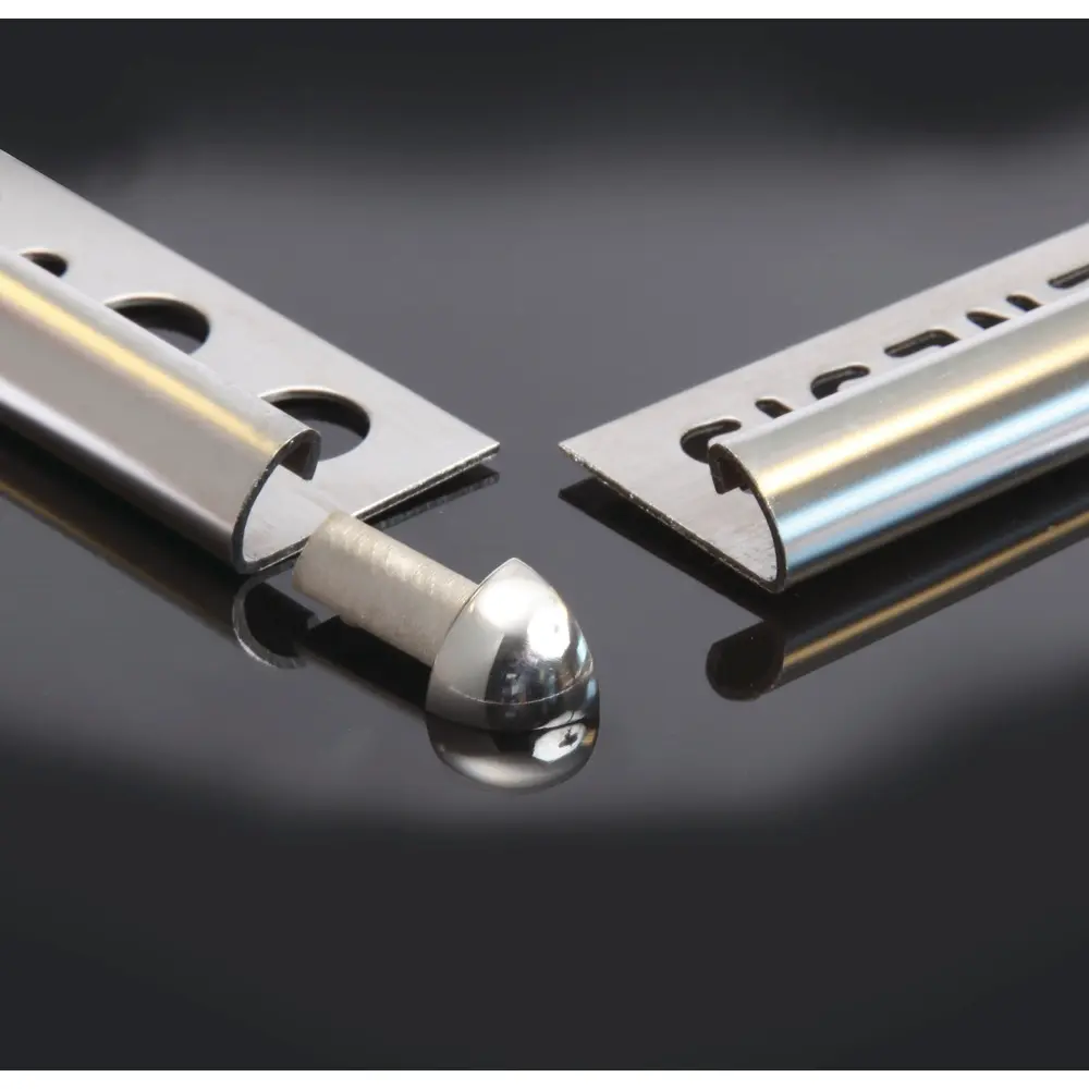 GENESIS HJØRNESTYKKE UTV. RUSTFRITT STÅL 12MM 2PK. ECQ 122.84 (TIL ESQ)