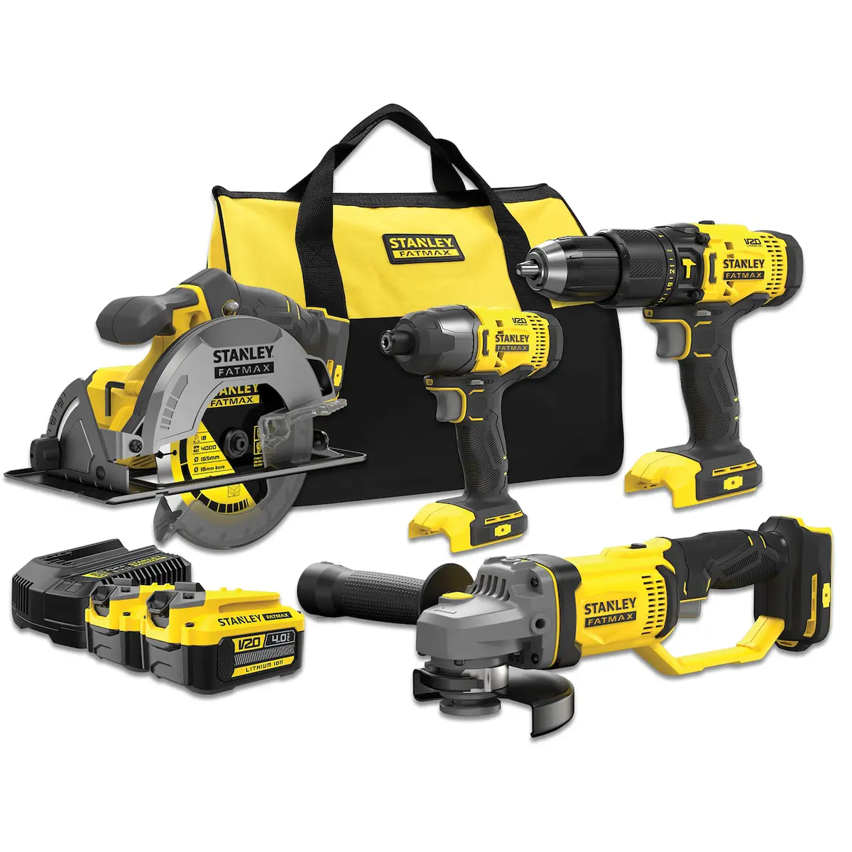 STANLEY FATMAX VERKTØYSETT V20 18V 4AH SFMCK469M2