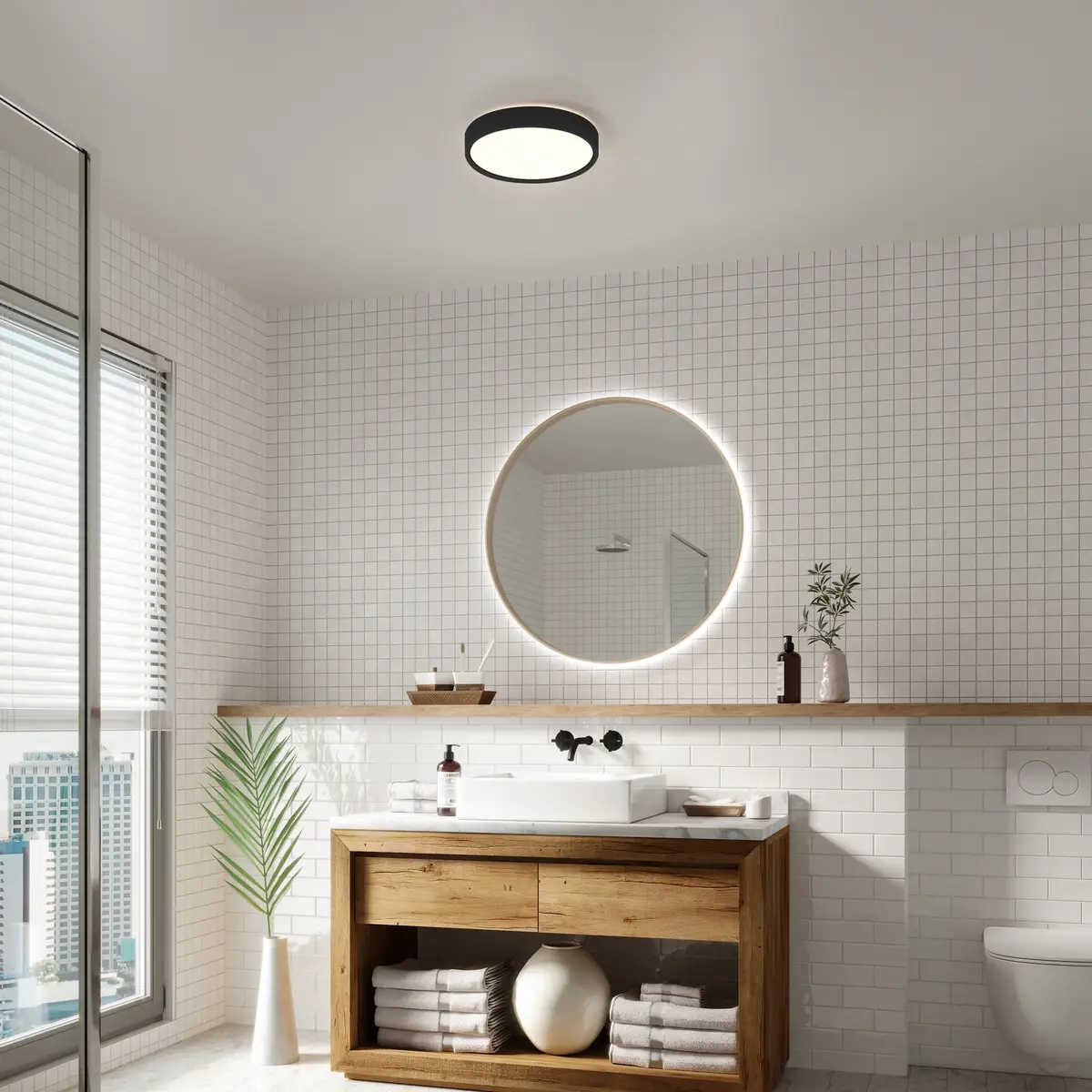TREND LEVY PLAFOND 35 IP44 SORT DIMBAR