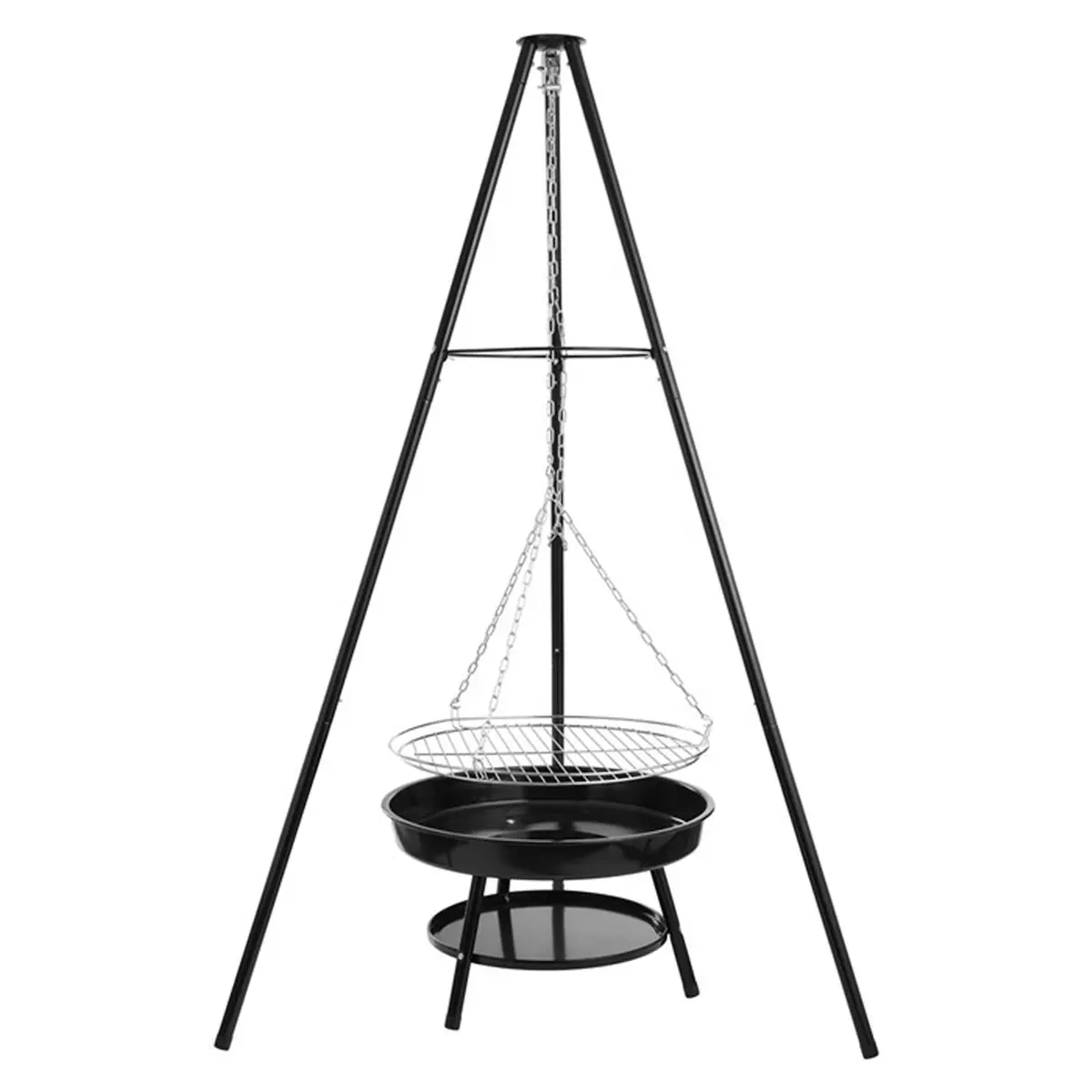 BÅLPANNE TRIPOD 52CM M/GRILLRIST
