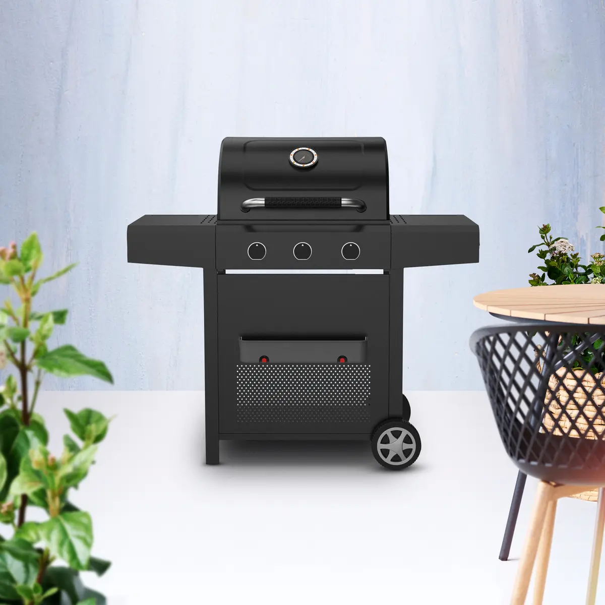 DANGRILL GASSGRILL 300PS 3 BRENNERE