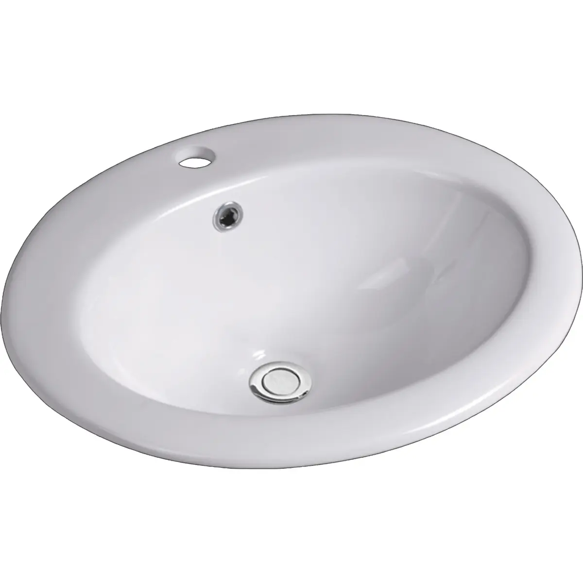 LAVABO GINO 51 PORSELEN SERVANT HVIT