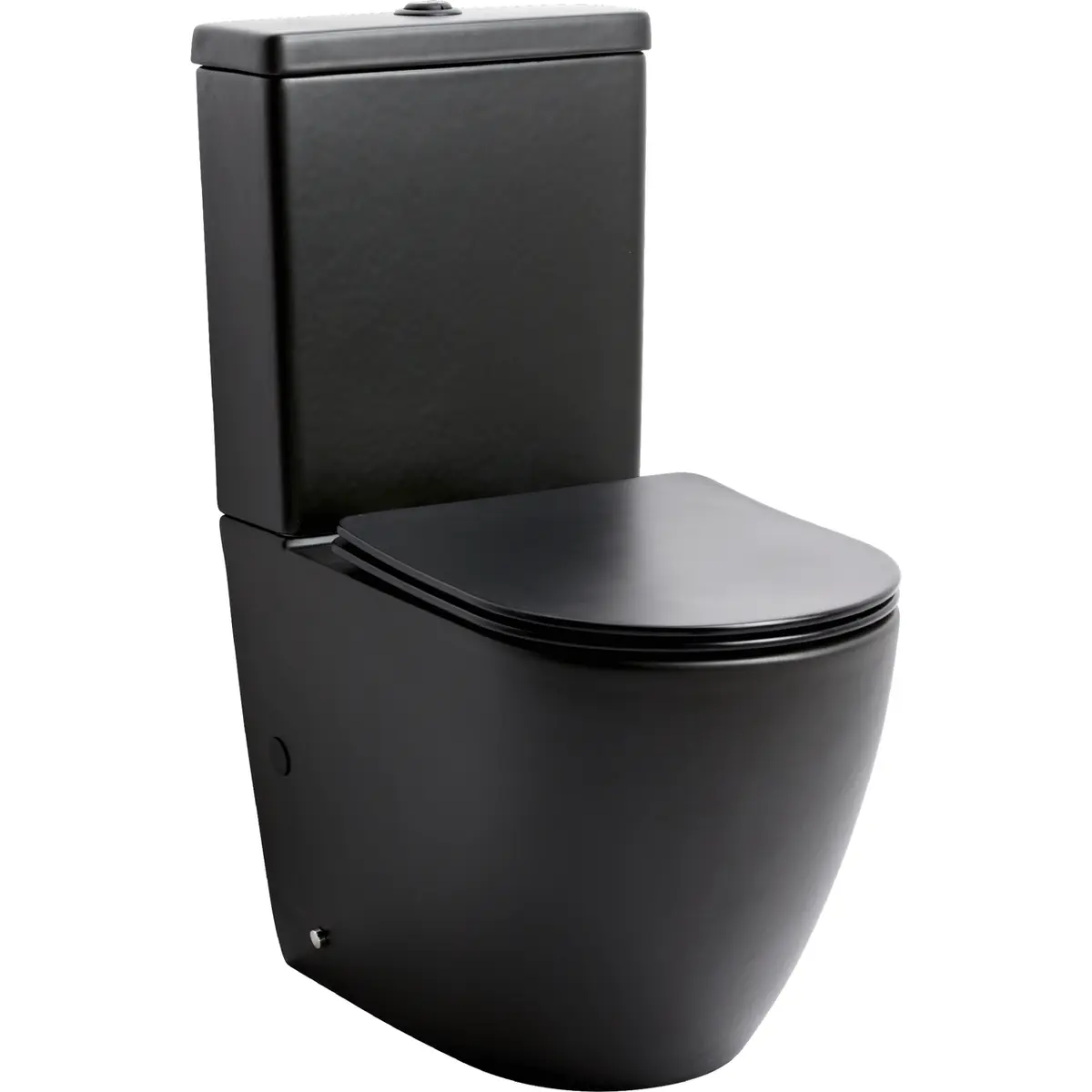 LAVABO STUDIO GULVSTÅENDE TOALETT M/SLIM TOALETTSETE MATT SORT