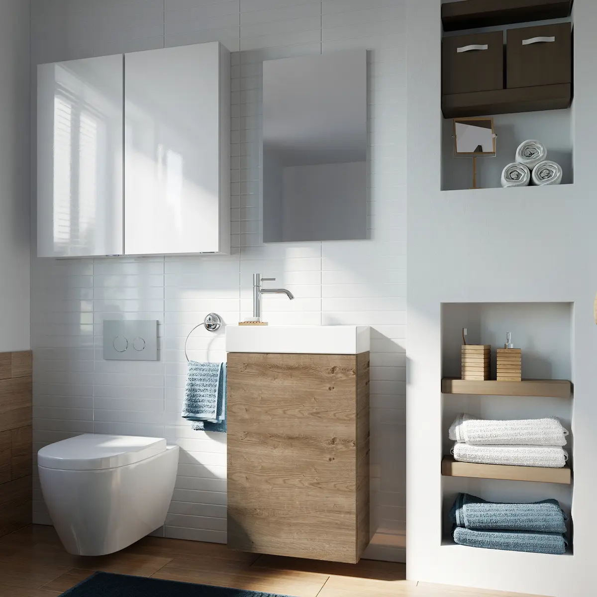 LIND MINI 40 BADEROMSMØBEL OAK