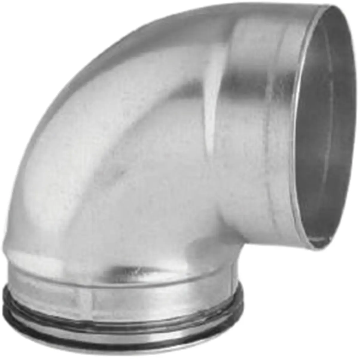 FLEXIT KORTBEND 90° MUFFE/NIPPEL Ø125
