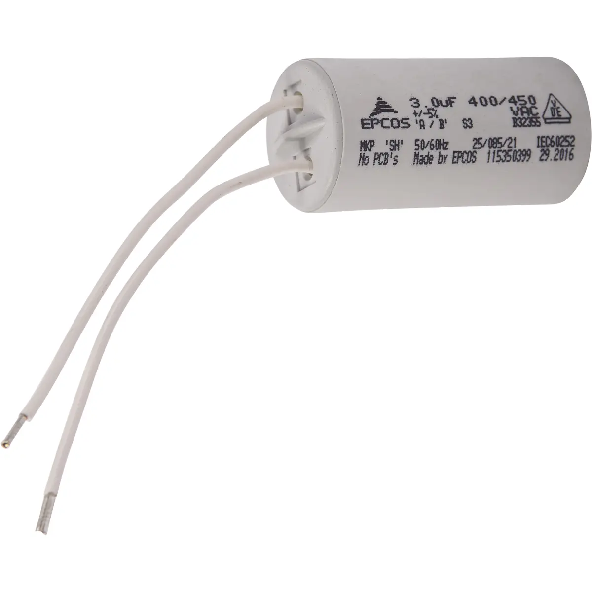 FLEXIT KONDENSATOR 3 UF P2 LEDN.100MM