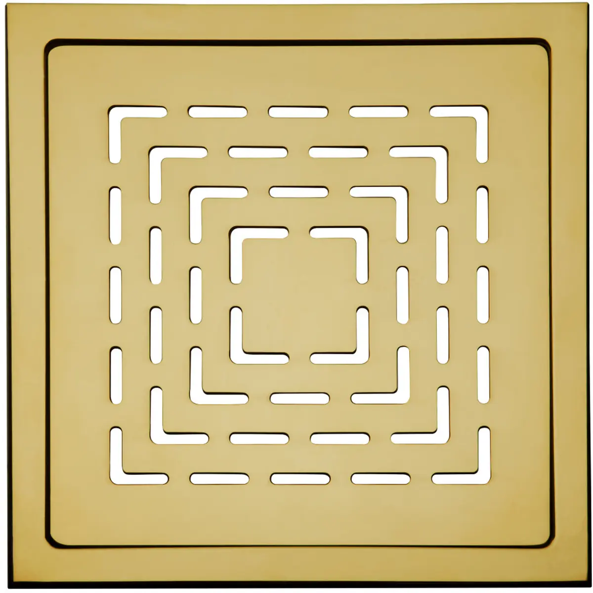 DESIGN SLUKRIST N°19 20X20CM POLERT MESSING
