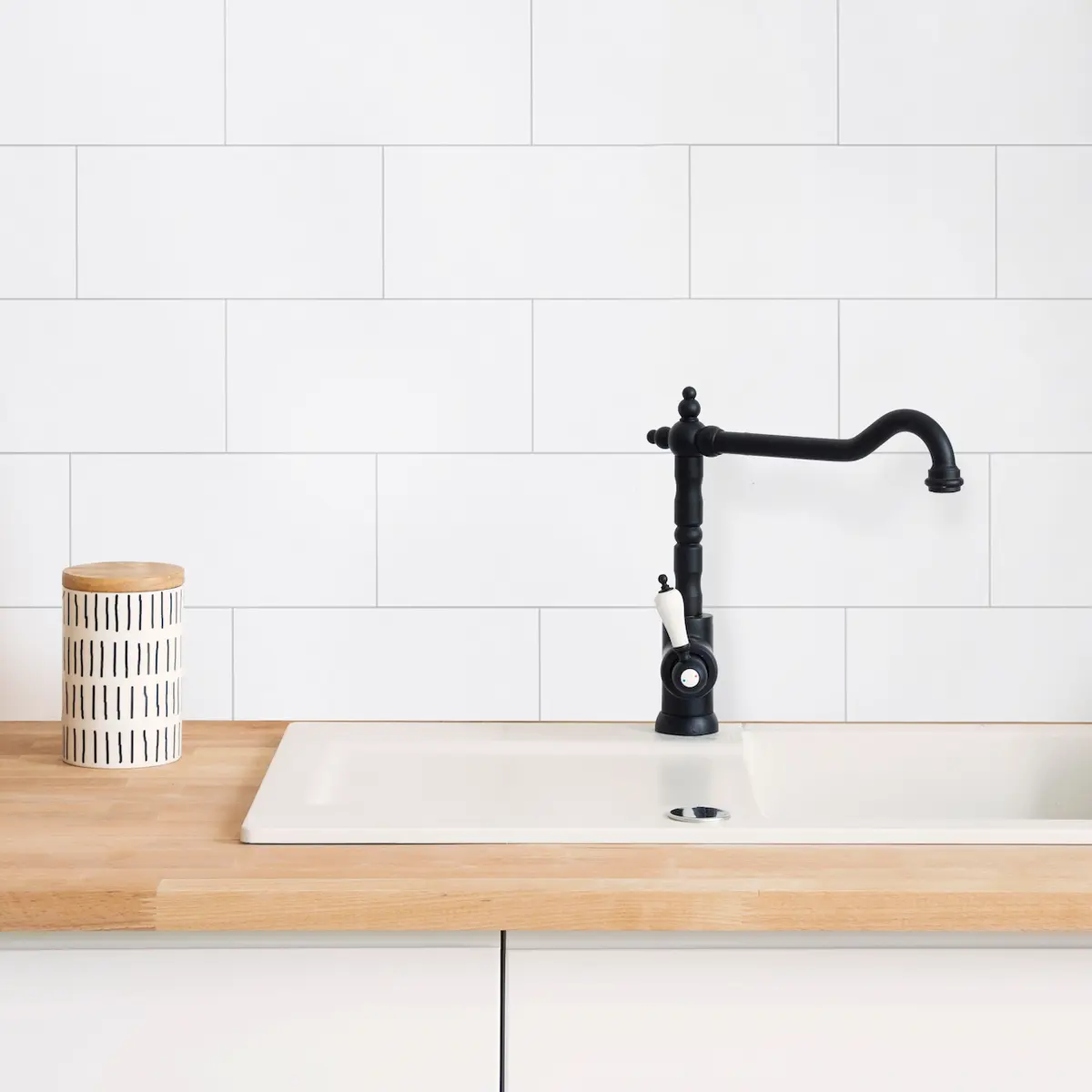 BERRYALLOC KITCHEN WALL HVIT SNØ GLOSSY 20X10