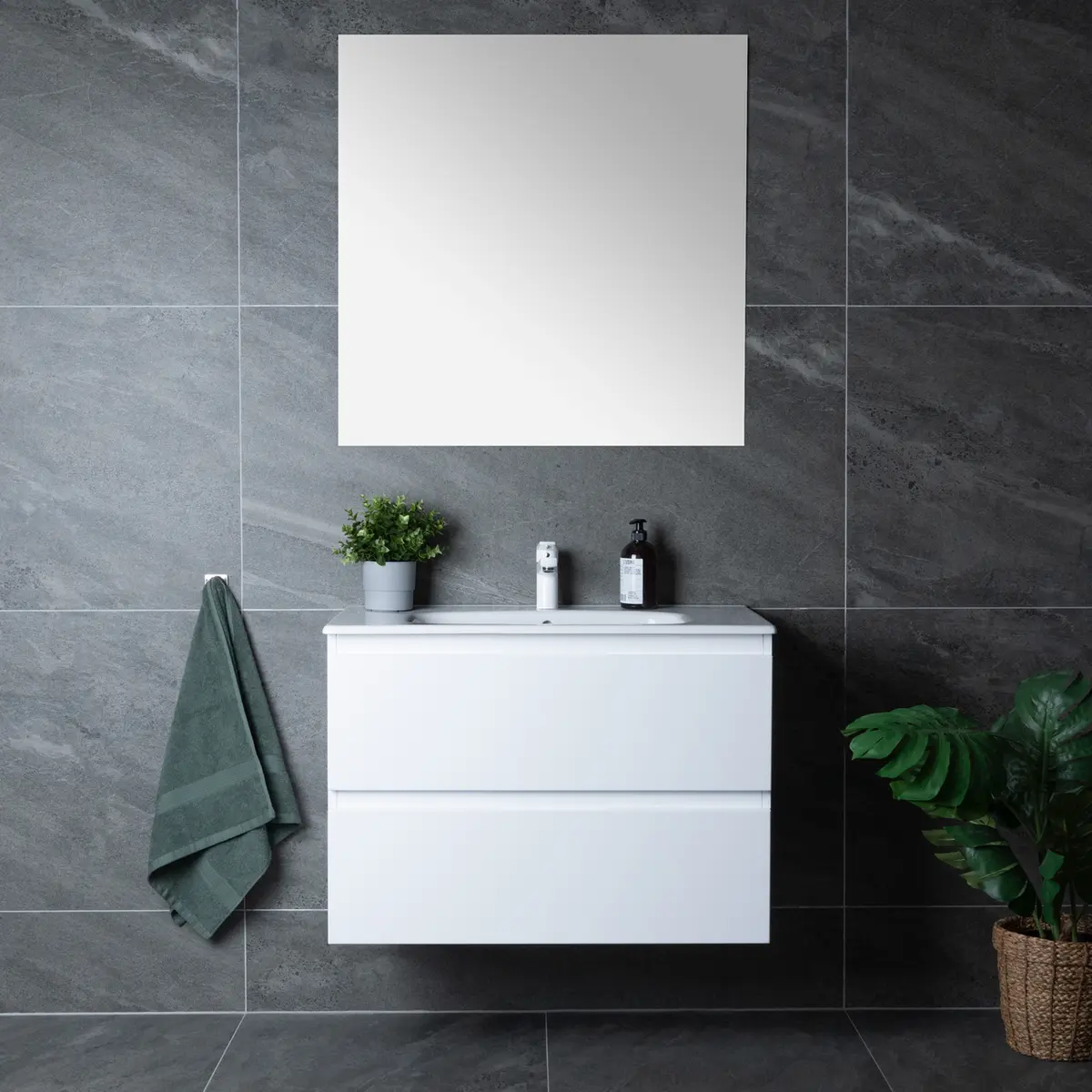 LIND BELLEVUE 80 HVIT SERVANTSKAP