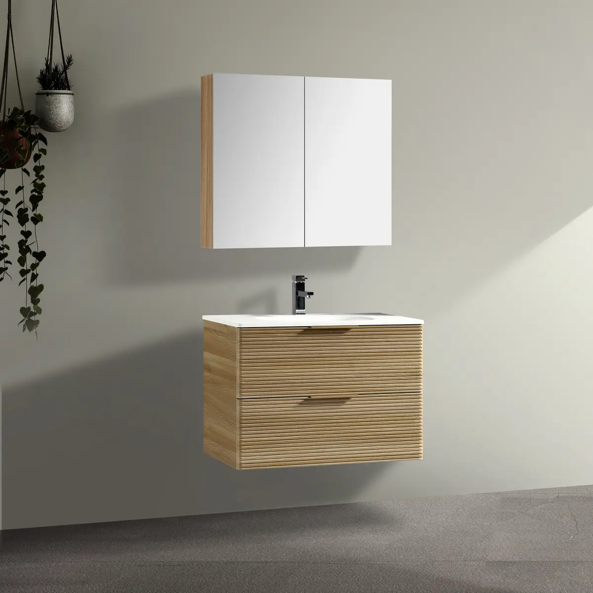 LIND TIMBER SPEILSKAP 80 EIK