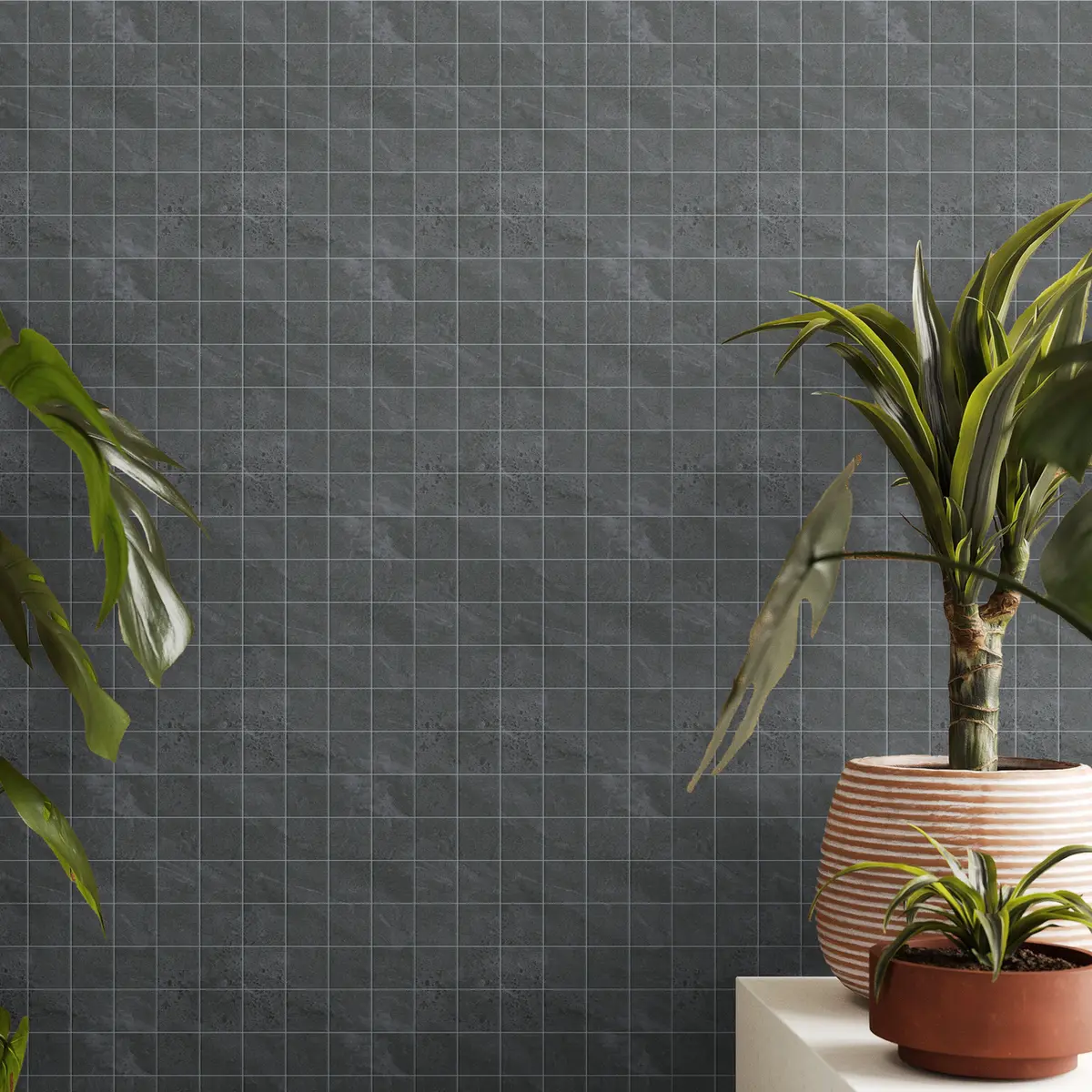 TERRA ANTRACITE MOSAIKK 5X5 9,5MM