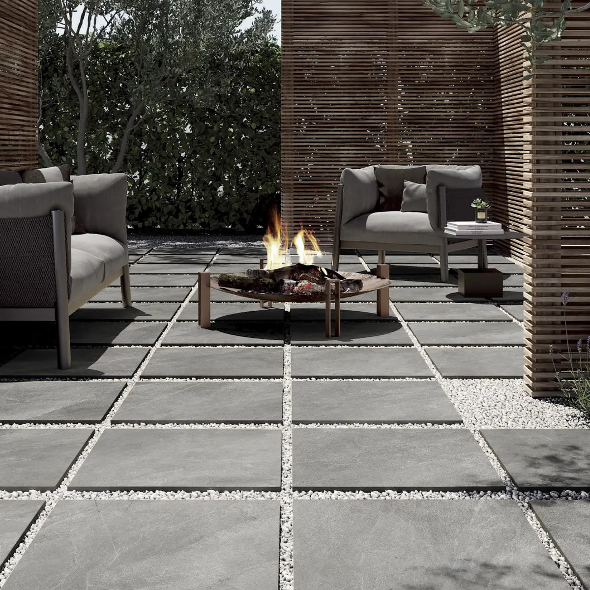 LAVAGNA GRIGIO FLISHELLE 60X60 R11 20MM
